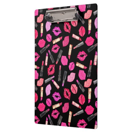 Porte-bloc Motif de maquillage d'aquarelle Clipboar (Gauche)