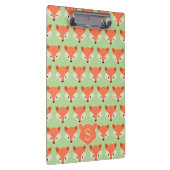 Porte-bloc Motif de Mare Fox sur Green Monogram (Swatch)