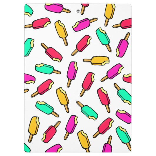 Porte-bloc Motif de menu contextuel multi-couleurs (Dos)