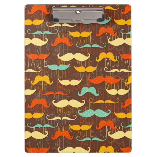 Porte-bloc Motif de moustache (Devant)