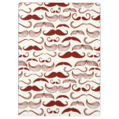 Porte-bloc Motif de moustache, rétro style 3 (Dos)
