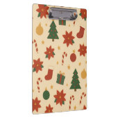 Porte-bloc Motif de Noël cosy avec cadeaux et arbres (Swatch)