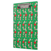 Porte-bloc Motif de Noël singe Rouge Vert (Gauche)