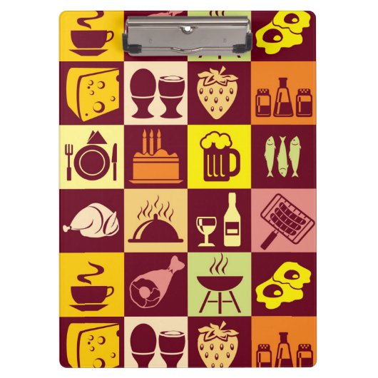 Porte-bloc Motif de nourriture (Devant)