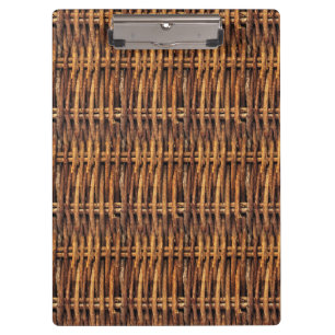 Porte-bloc Motif de panier d'osier