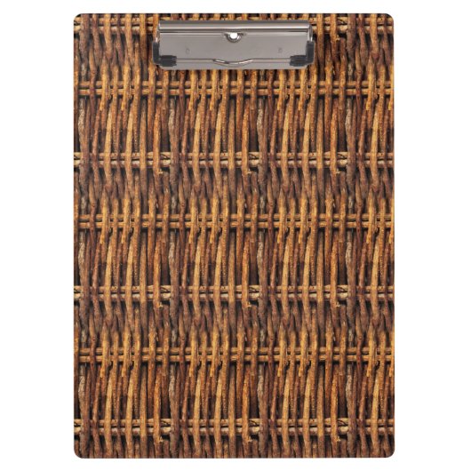 Porte-bloc Motif de panier d'osier (Devant)