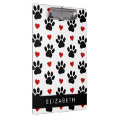 Porte-bloc Motif De Pâtes, Pâtes Noires, Coeurs Rouges, Votre (Swatch)