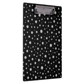 Porte-bloc Motif de perle sur fond noir (Swatch)