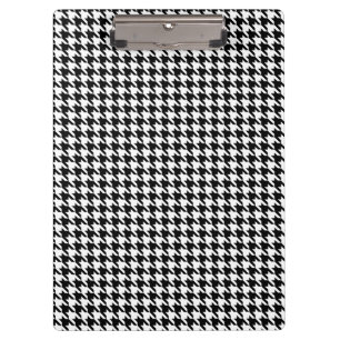 Porte-bloc Motif de pied de  géométrique noir et blanc