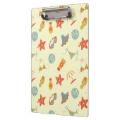 Porte-bloc Motif de plage d'été (Gauche)