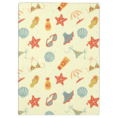 Porte-bloc Motif de plage d'été (Dos)