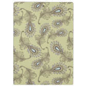 Porte-bloc Motif de plume (Dos)