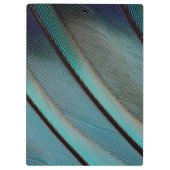 Porte-bloc Motif de plume bleue (Dos)