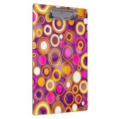 Porte-bloc Motif de point violet de polka (Swatch)