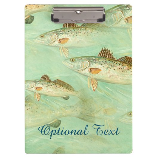 Porte-bloc Motif de poisson basse (Devant)