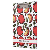Porte-bloc Motif de pomme rouge mignonne personnalisable ense (Gauche)