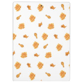 Porte-bloc Motif de poulet et gaufres frits  (Dos)