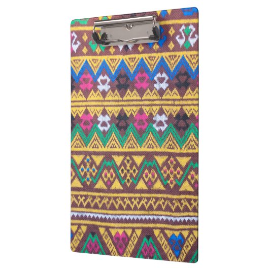 Porte-bloc Motif de soie thaïlandais tissé à la main (Gauche)