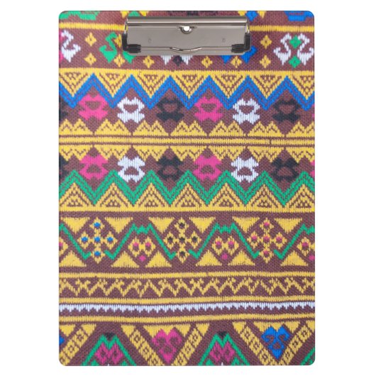 Porte-bloc Motif de soie thaïlandais tissé à la main (Devant)