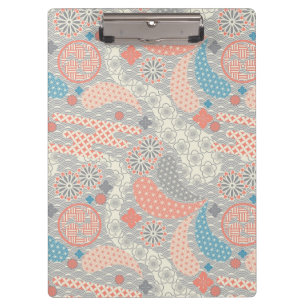 Porte-bloc Motif de style japonais. Illustration