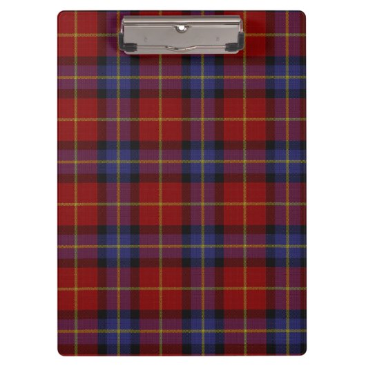 Porte-bloc Motif de tartan (Devant)