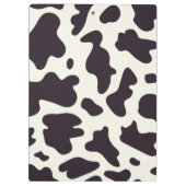 Porte-bloc Motif de vache noir et blanc Imprimer (Dos)