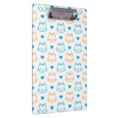 Porte-bloc Motif de visages de chat mignons Ajouter un nom Bl (Swatch)