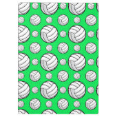 Porte-bloc Motif de volley-ball Neon Green (Dos)