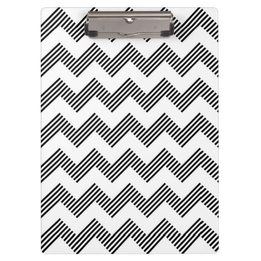 Porte-bloc Motif de zigzag géométrique (Devant)