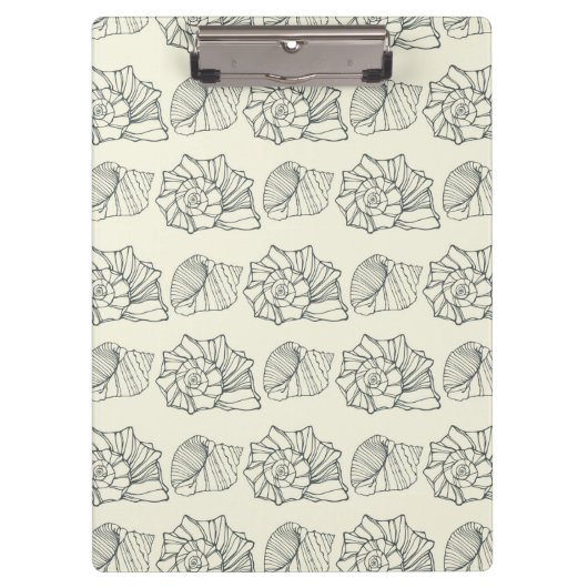 Porte-bloc Motif décoratif de coquilles (Devant)