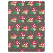 Porte-bloc motif d'enfants de champignon (Dos)