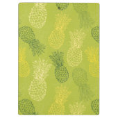 Porte-bloc Motif d'ensemble d'ananas sur le vert (Dos)