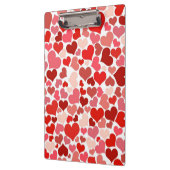 Porte-bloc Motif Des Coeurs, Coeurs Rouges, Amour (Gauche)