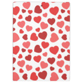 Porte-bloc Motif Des Coeurs, Coeurs Rouges, Motif Des Coeurs (Dos)