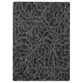 Porte-bloc Motif des lignes griffées en noir et blanc (Dos)