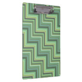 Porte-bloc Motif d'escalier à rayures vert olive (Swatch)