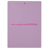 Porte-bloc Motif D'ÉTOILES PURPLE (Dos)