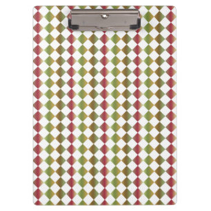 Porte-bloc Motif diamant à carreaux coloré
