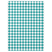 Porte-bloc Motif diamant turquoise blanc Checker (Dos)