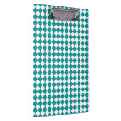 Porte-bloc Motif diamant turquoise blanc Checker (Swatch)