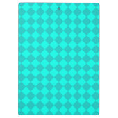 Porte-bloc Motif diamant turquoise Checker (Dos)
