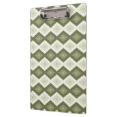 Porte-bloc Motif diamant vert olive (Gauche)