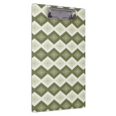 Porte-bloc Motif diamant vert olive (Swatch)