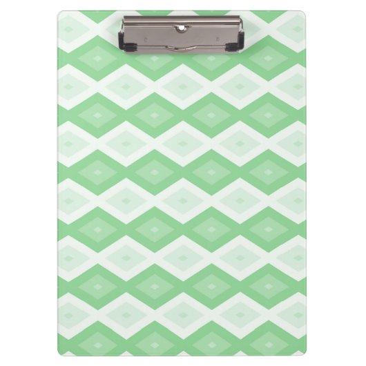Porte-bloc Motif diamant vert pomme (Devant)