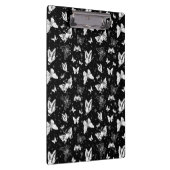 Porte-bloc Motif d'illustration noir blanc papillon (Swatch)