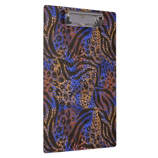 Porte-bloc Motif d'impression Leopard et Zebra (Swatch)