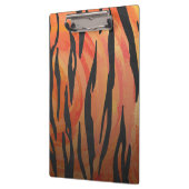 Porte-bloc Motif d'impression monogramme Tiger chaud orange e (Gauche)