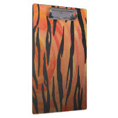 Porte-bloc Motif d'impression monogramme Tiger chaud orange e (Swatch)