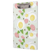 Porte-bloc Motif d'oeufs et de saucisse (Gauche)