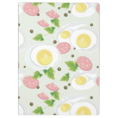 Porte-bloc Motif d'oeufs et de saucisse (Dos)